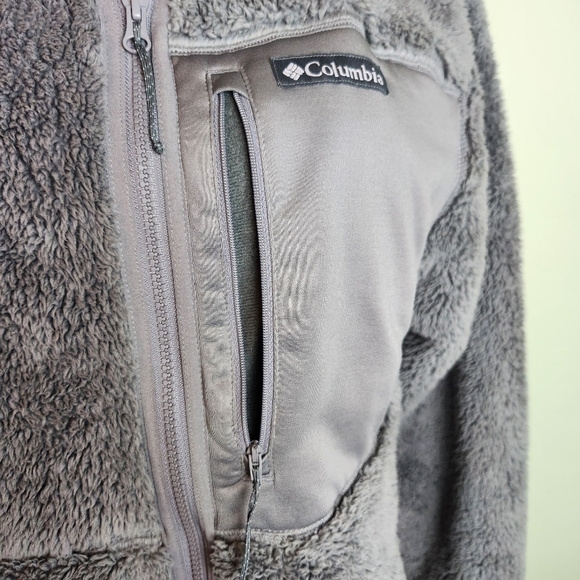 Columbia Fleece Zip Up Jacket, sz M - Picture 11 of 11